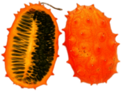 Halved Kiwano