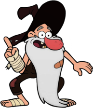 Old Man McGucket Finger Up