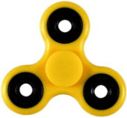 Yellow Fidget Spinner