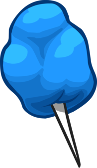 Blue Cotton Candy Clipart