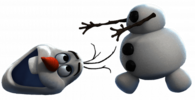 Olaf Losing Head