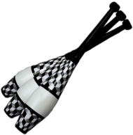 Black and White Juggling Clubs