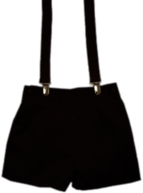 Braces on Brown Short