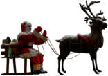 Santa Claus and Reindeer