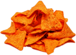 Pile Of Triangular Crisps