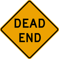 Dead End Road Sign