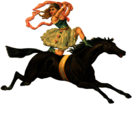 Victorian Girl Horse