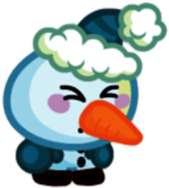 Tomba the Wistful Snowtot Eyes Closed