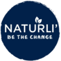 Naturli logo round blue