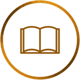 instagram icon gold book reading