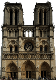 Notre Dame De Paris Facade