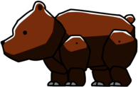 Scribblenauts Grizzly Bear