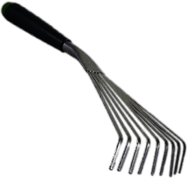Hand-held Shrub Rake