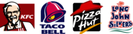 KFC - Taco Bell - Pizza Hut - Long John Silver's