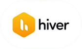Hiver white logo banner