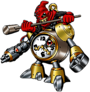 Digimon Character Clockmon and Fighter
