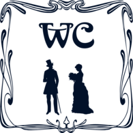 Classic sign WC for men and women