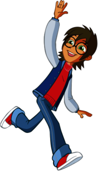 Bat Pat Character Martin Running