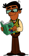 The Loud House Character Carlos Casagrande Reading