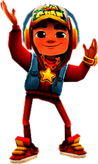 Subway Surfers Jake hands up