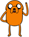 Adventure Time Jake the Dog Waving