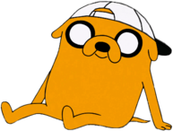 Adventure Time Jake With White Cap
