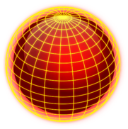 Orange Globe with Yellow Tropics
