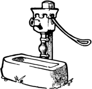 Old Well Pump With Basin