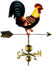 Colourful Weathercock