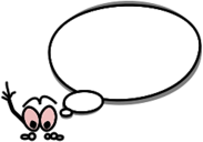 Speech Bubble Hand Up to the Left