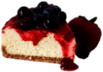 Piece Of Cheesecake With Berries