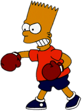 Bart Simpson Boxing