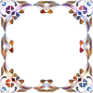 Flourishing Square Frame
