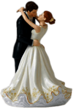 Dancing Couple Wedding Figurines