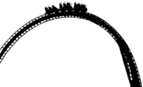 Rollercoaster Black and White