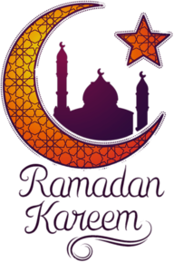 Ramadan Kareem Mauve and Yellow Illustration