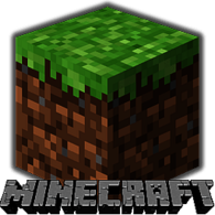 Minecraft logo block