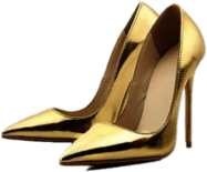 Gold Color Stilettos