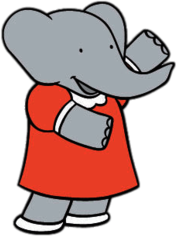 Babar's Daughter Flora Waving