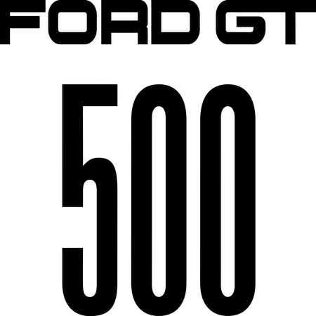 Ford GT 500 (Shelby Mustang S197) template