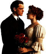 Leonardo DiCaprio and Kate Winslet in Titanic