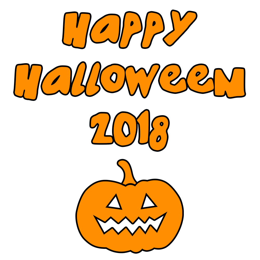 Happy Halloween 2018 Scary Pumpkin
