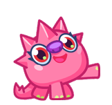 Jarvis the Pointy Pinkipine One Leg Up