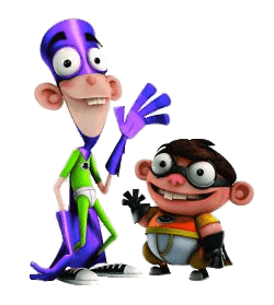 Fanboy and Chum Chum Waving