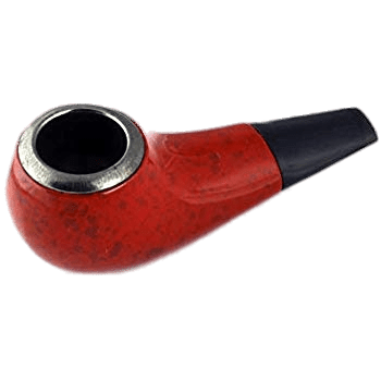 Short Red and Black Pipe