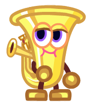 Oompah the Brassy Blowything Looking Left