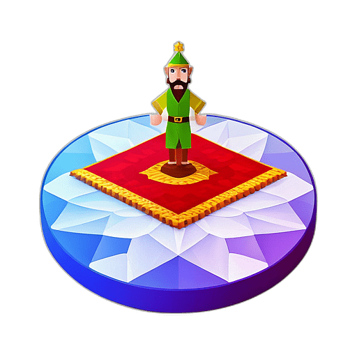 Magic Carpet, Fairytale Character - Circle App Icon | Fan Art