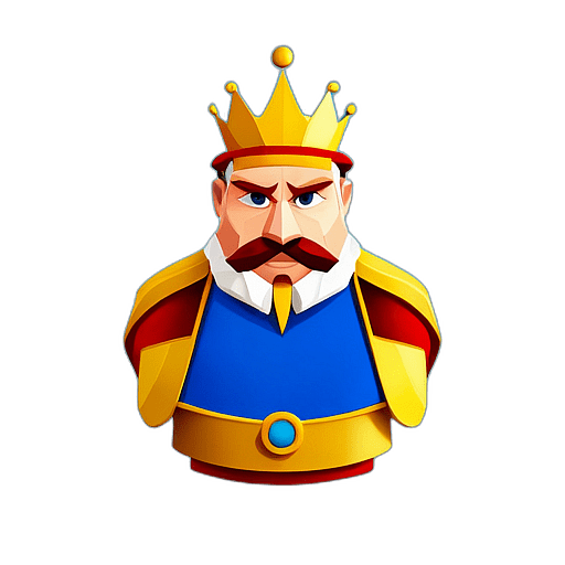 Emperor (From The Emperor'S New Clothes), Fairytale Character - Circle App Icon | Fan Art