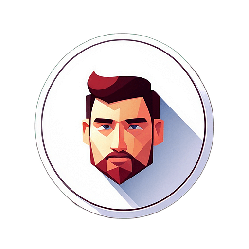 Calendar & Events, Minimalist App Icon - Circle Icon Bevel Border