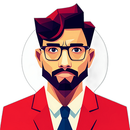 Optician, Minimalist App Icon - Circle Icon Bevel Border